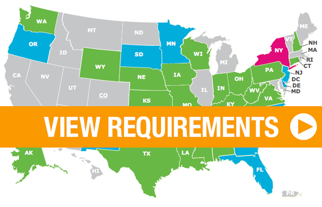 Continuing Ed Map Continuing Ed Map