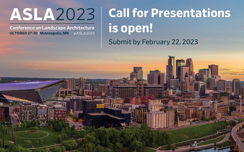 ASLA Calls for Presentation Proposals for 2023 Conference in